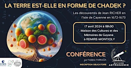 Conférence / La terre est elle en forme de chadek