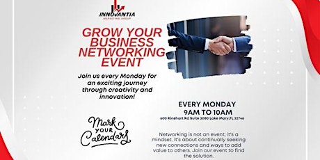 Grow your business networking event - Connect, Network & Thrive
