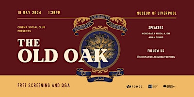 Imagem principal do evento THE OLD OAK -FILM SCREENING AND DISCUSSION