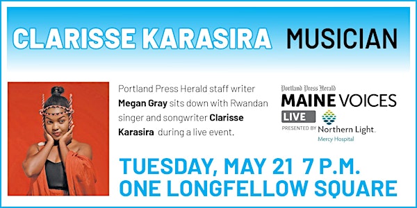Maine Voices Live with musician Clarisse Karasira