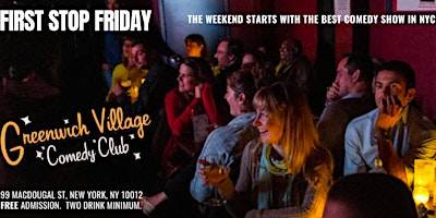 Image principale de The ONLY Happy Hour Comedy Show in NYC - First Stop Friday