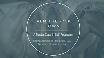 Imagem principal do evento Calm the F*ck Down: A Master Class in Self-Regulation