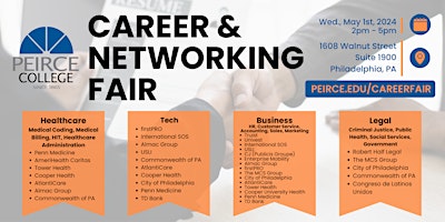 Career & Networking Fair Spring 2024 primary image