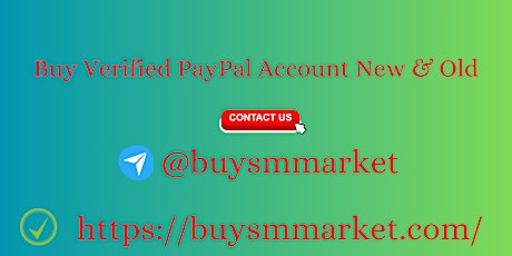 Welcome to our online event Buy Verified PayPal Account ✓100%! (R)