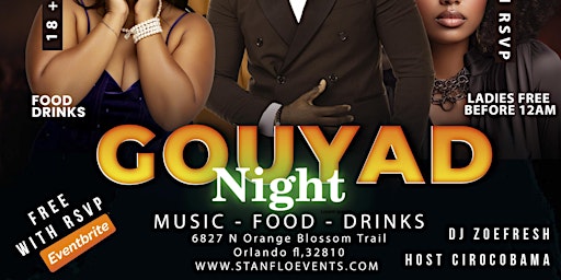 Hauptbild für GOUYAD NIGHT Sat April 20TH