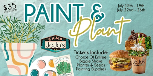 Image principale de Paint & Plant at Camp JoJo’s Chicago!
