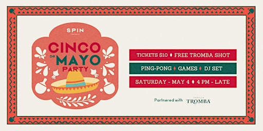 Imagen principal de Cinco de Mayo Party at SPIN Toronto!