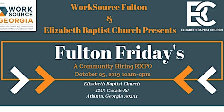 WorkSource Fulton Presents Fulton Friday's, A Community Hiring Event primary image