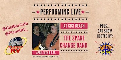 Imagen principal de The Spare Change Band Perform LIVE, Food Trucks, Bar and Car Show