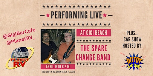 Hauptbild für The Spare Change Band Perform LIVE, Food Trucks, Bar and Car Show