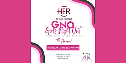 Primaire afbeelding van THE ANNUAL GIRLS NIGHT OUT FITNESS CHARITY EVENT