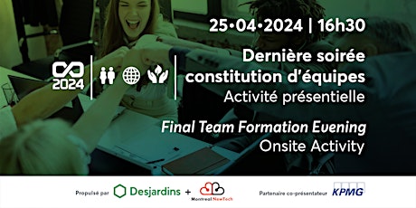 Coopérathon 2024 • Info Session et constitution d'équipes primary image