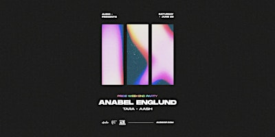 Image principale de Pride Weekend w/ Anabel Englund