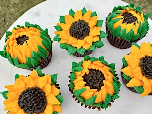 Cupcake Decorating class - Sunflowers