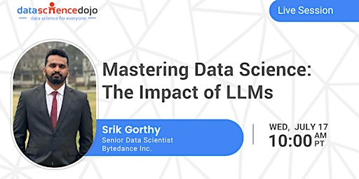 Imagem principal do evento Mastering Data Science: The Impact of LLMs