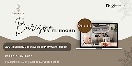 Taller Barismo en el hogar Online