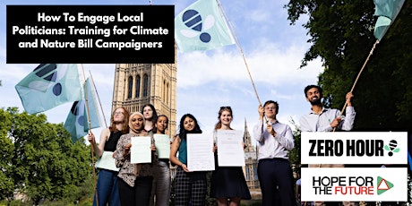 Engaging Local Politicians: Training for Climate & Nature Bill Campaigners