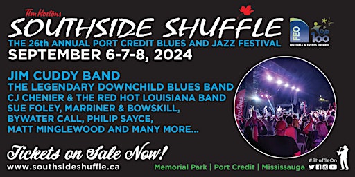 Primaire afbeelding van 26th Annual Tim Hortons Southside Shuffle Blues & Jazz Festival
