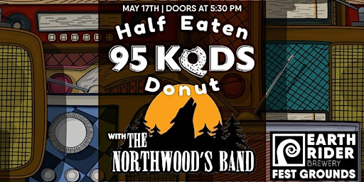 Primaire afbeelding van KQ 95 Half Eaten Donut Live at Earth Rider Brewery
