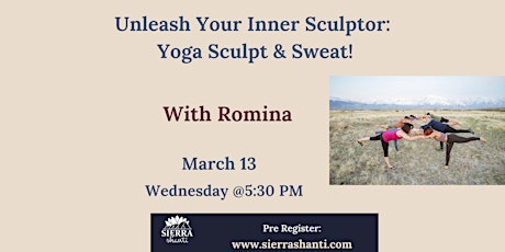 Unleash Your Inner Sculptor: Yoga Sculpt & Sweat!