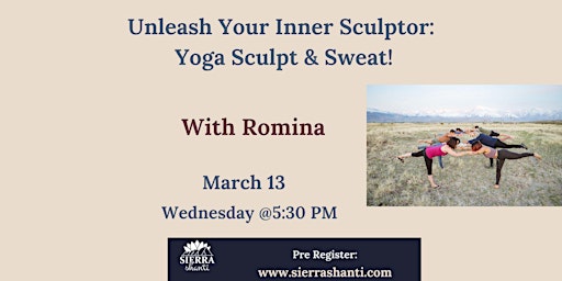 Unleash Your Inner Sculptor: Yoga Sculpt & Sweat! primary image