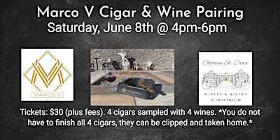 Imagem principal do evento Marco V Cigar & Wine Pairing