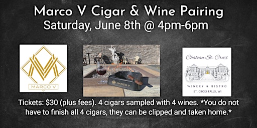 Hauptbild für Marco V Cigar & Wine Pairing