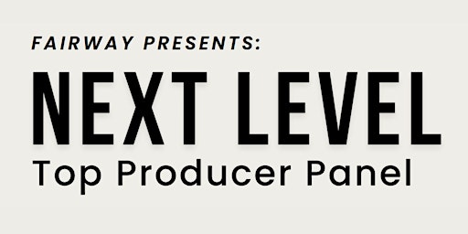 Imagem principal do evento Next Level: Top Producer Panel