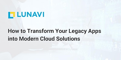 How to Transform Your Legacy Apps into Modern Cloud Solutions  primärbild