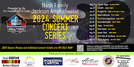 Primaire afbeelding van 2024 Nash Family Jackson Amphitheater Summer Concert Series