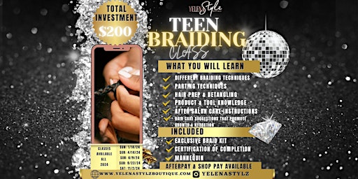 Teen Braiding Class primary image