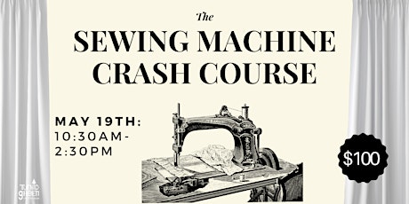TGCR's Sewing Machine Crash Course