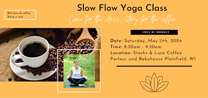 Imagem principal de May Slow Flow Yoga Class