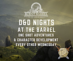 Imagem principal do evento D&D Nights at the Barrel