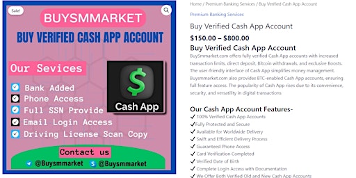 Immagine principale di 12 Tips For Buy Verified Cash App Accounts  With Low price (R) 