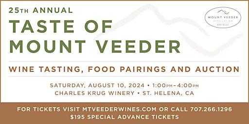 Hauptbild für Taste of Mount Veeder 2024