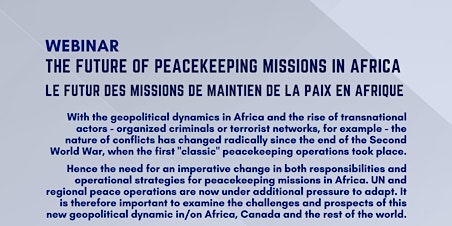 Primaire afbeelding van The Future of Peacekeeping Missions in Africa