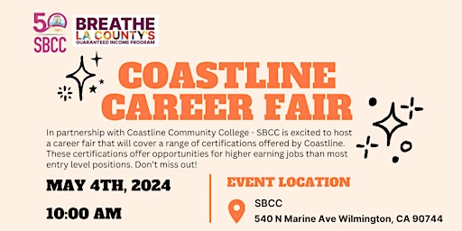 SBCC & Coastline Community College Career Fair  primärbild