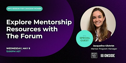 Explore Mentorship Resources with The Forum primary image