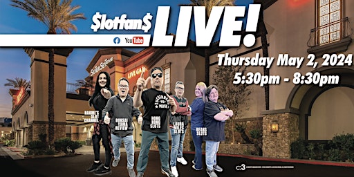 Imagem principal de SlotFans Tour, Live In Action From Silver Sevens Hotel and Casino!