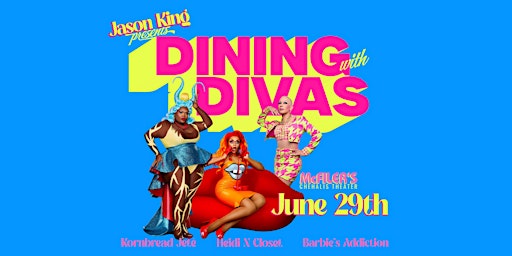 Imagem principal do evento Dining with Divas - Drag Show