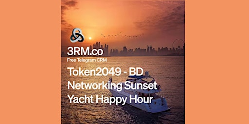 3RM.co - BD Networking Sunset Yacht Happy Hour primary image