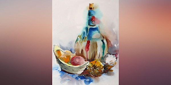 Watercolor Still Life Vase