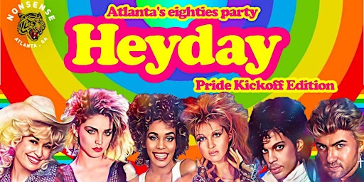 Imagem principal do evento Heyday - 80s Dance Party - Pride Edition!