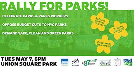 Play Fair Coalition Rally for Parks