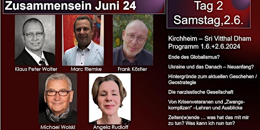 Imagem principal do evento Zusammensein Juni 2024 Tag 2 - 02.06.2024