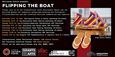 Imagem principal do evento Manilatown Archive presents: Flipping the Boat