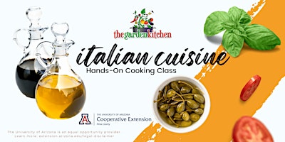 Italian Cuisine Hands-On Cooking Class primary image