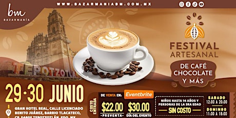 Festival Artesanal de Café, Chocolate y más TEPOTZOTLÁN