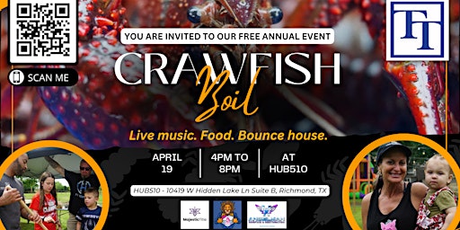 Imagem principal do evento Annual Crawfish Boil